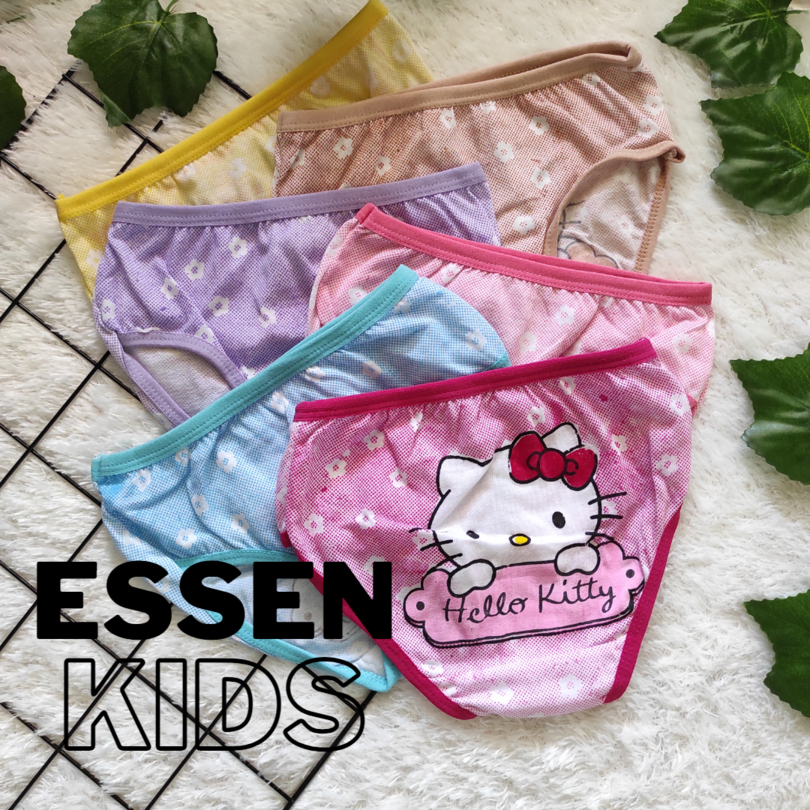 1 LUSIN CELANA DALAM ANAK WANITA CEWEK MEREK ESSEN KIDS