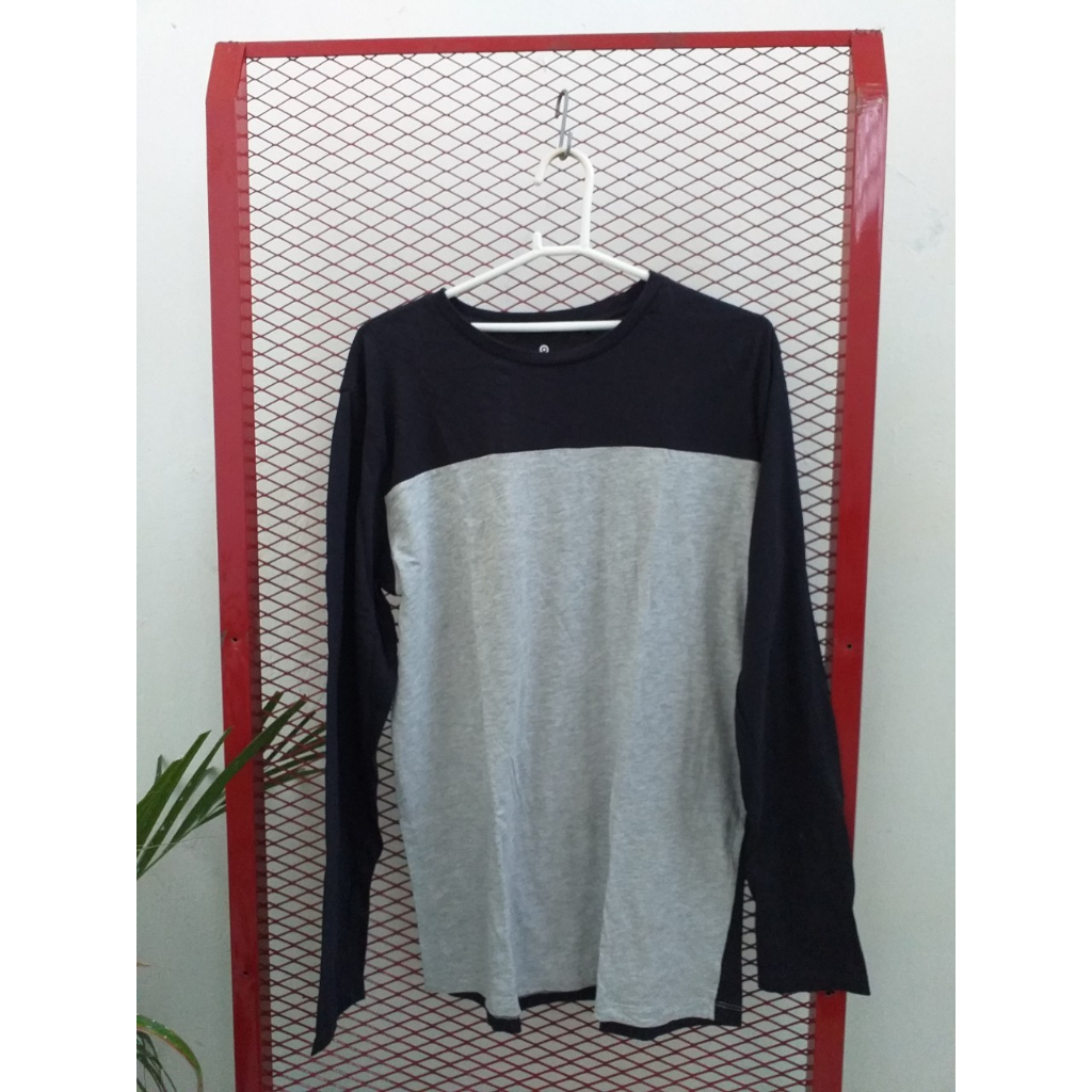 Kaos Atasan Lengan Panjang Pria Import