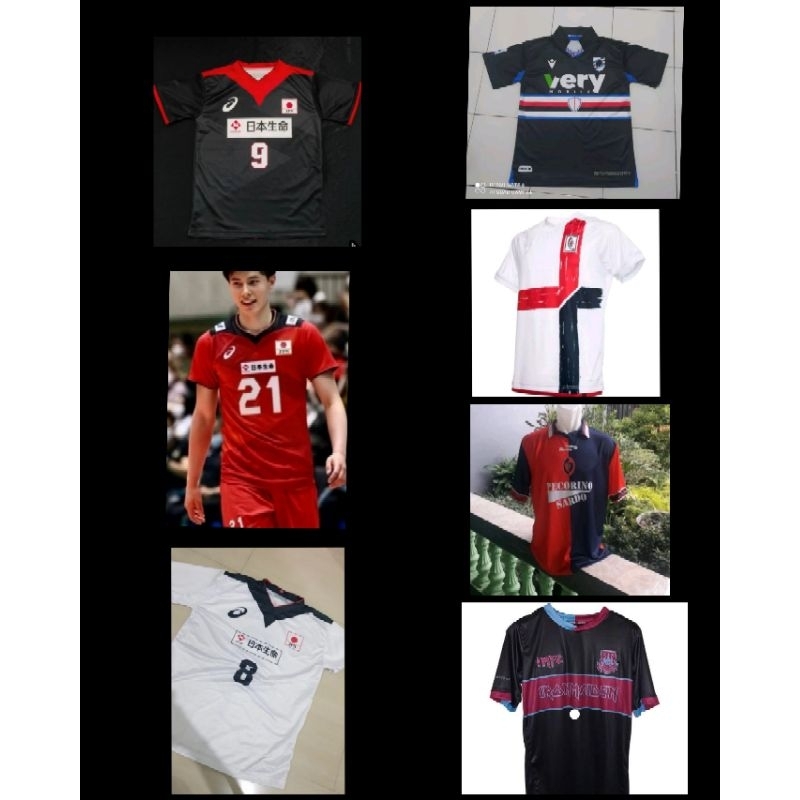 Jersey Westham x Iron Maiden 2022/Jersey Cagliari 2020/2021 Anniversary 100th/Jersey Cagliari 1998/1