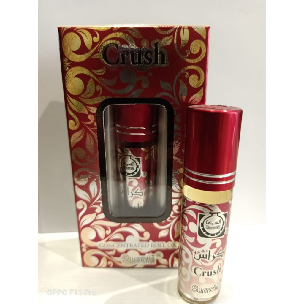 Parfum Surrati 6ml Roll on All Varian | Alcohol Free | Parfum Arab - Crush