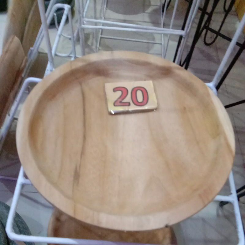 

cobek kayu jati asli 20cm berkualiat premium gratis ulekan