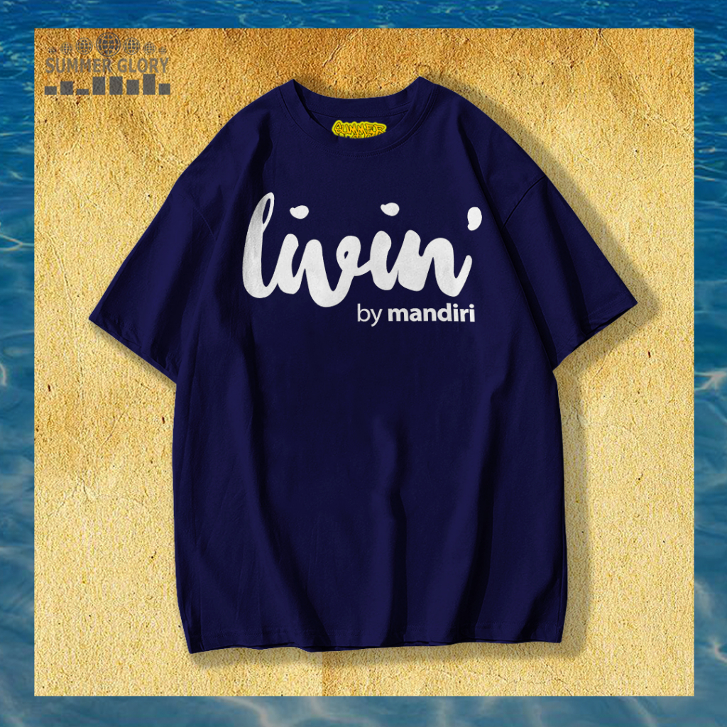LIVIN MANDIRI T-SHIRT / KAOS MANDIRI / KAOS LIVIN MANDIRI