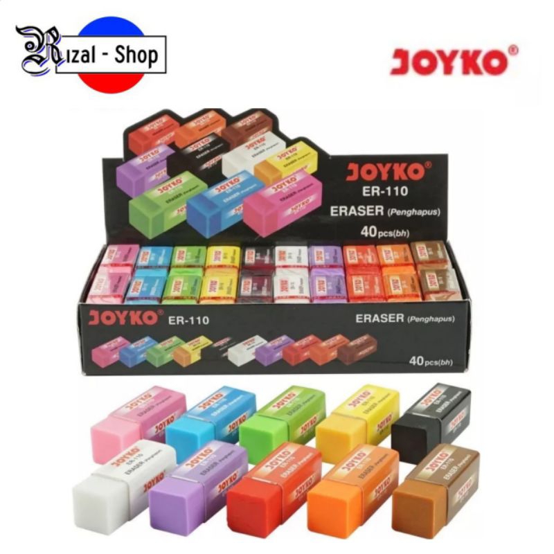

Penghapus Stip Eraser Joyko ER-110 Warna Warni