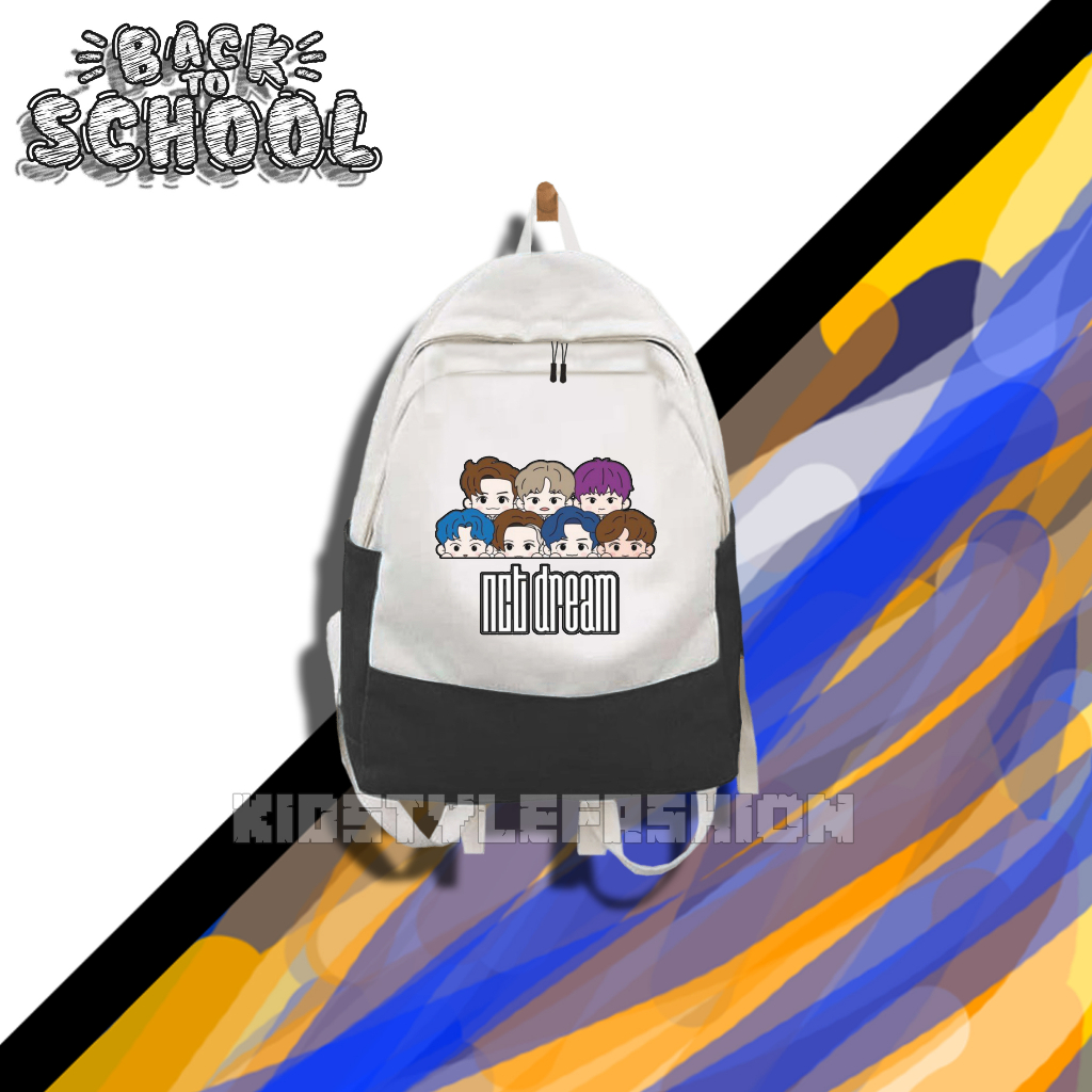 TAS RANSEL BACKPACK ANAK SEKOLAH SD MOTIF NCT DREAMS