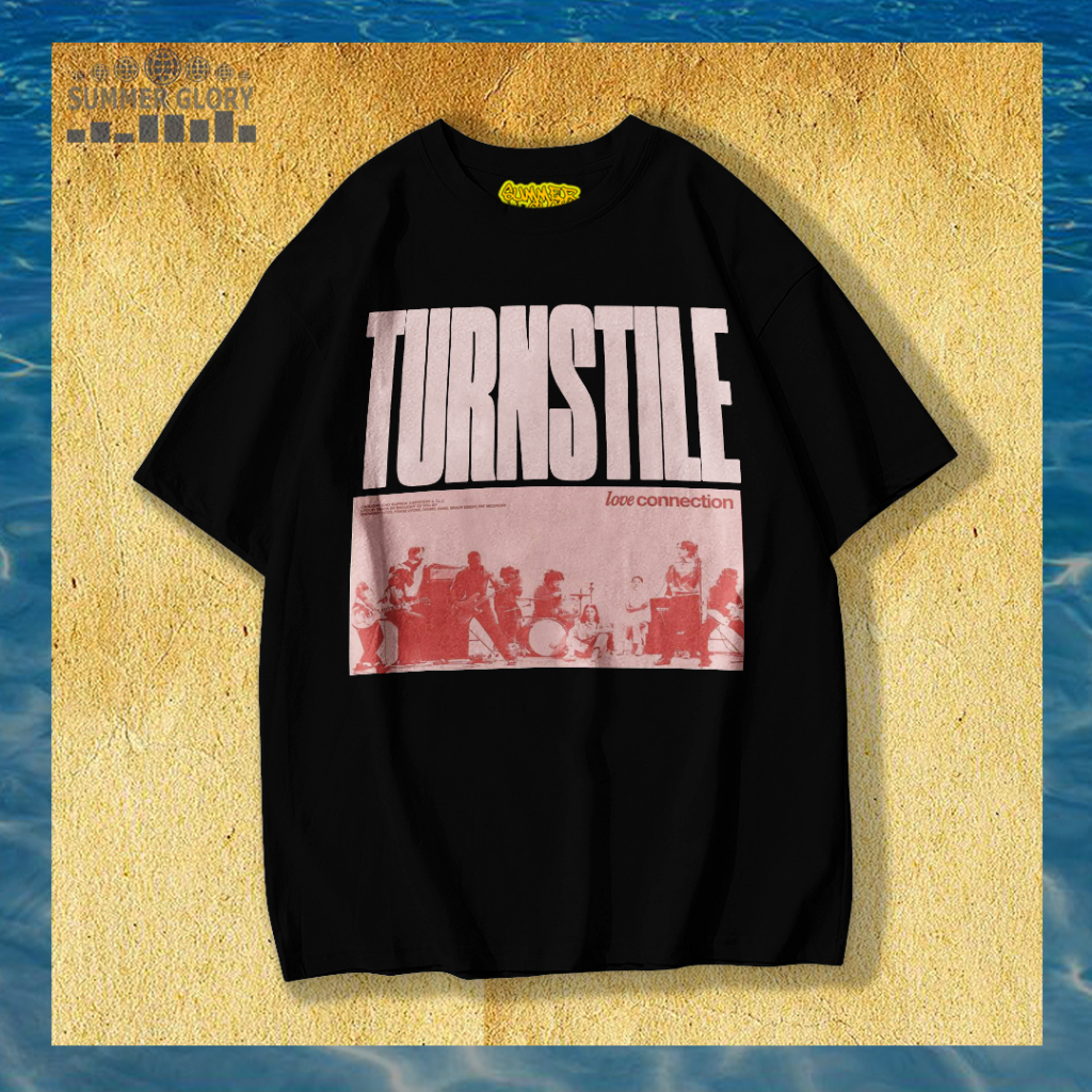 TURNSTILE T SHIRT / KAOS BAND TURNSTILE / KAOS BAND