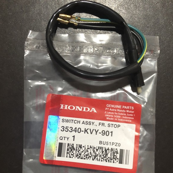KVY SWITCH REM STOP KIRI BELAKANG KABEL MOTOR VARIO 110 CW CBS TECHNO