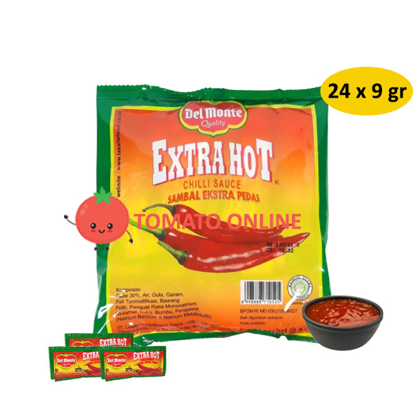 

Del Monte Delmonte / Saus Sambal Chilli Sauce isi 24 @ 9gr 9 gram