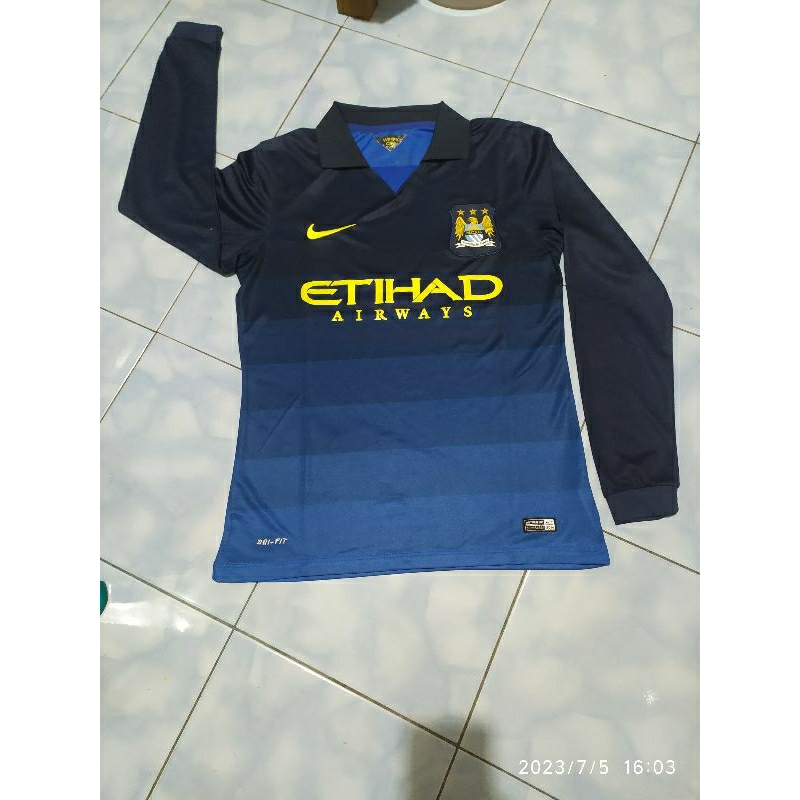 Jersey Manchester city lengan panjang size M