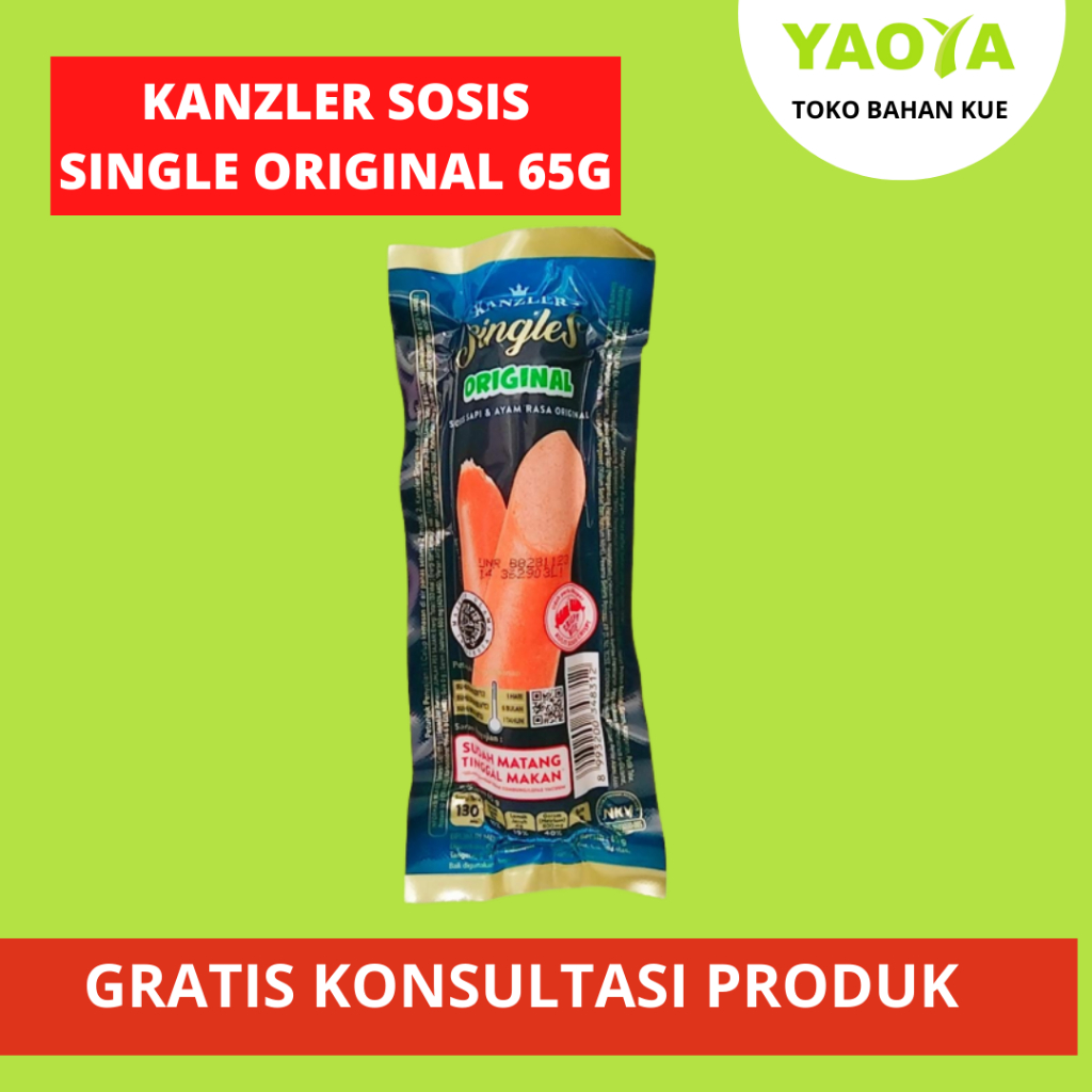 

KANZLER SOSIS SINGLE ORIGINAL 65G