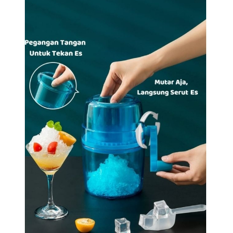 Alat Serut Es Batu / Mesin Manual Putar Serutan Es Batu Ice Stone