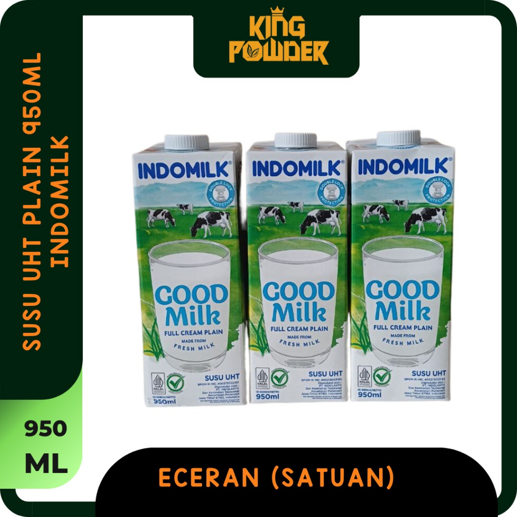 

Susu UHT Indomilk 950ml Plain | Susu UHT 950ml Plain Indomilk