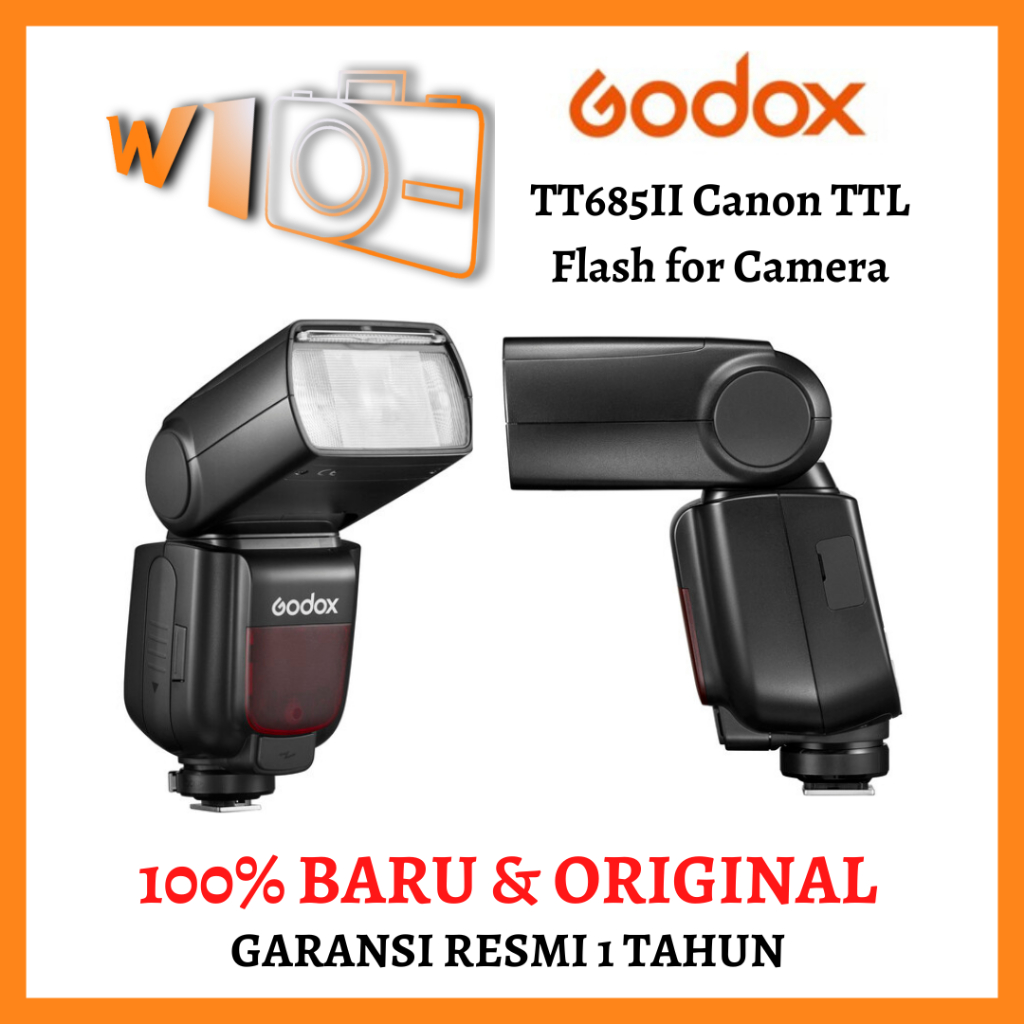 Godox TT685II Canon TTL Flash for Camera TT685IIC TT685II-C TT685 II