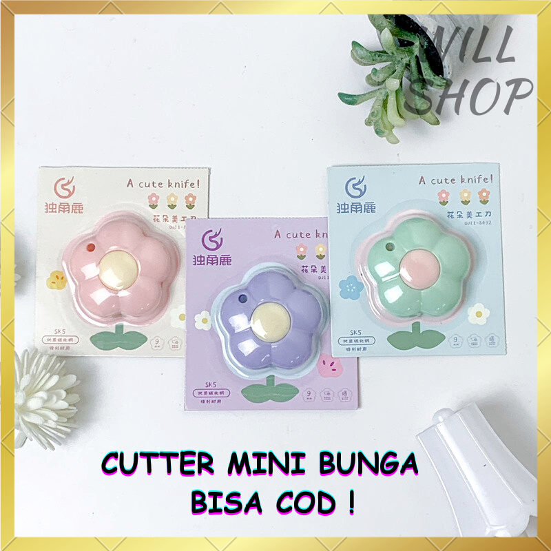 

SALE CUTTER KATER PISO KUTTER MINI MOTIF BUNGA CUTE TERBARU WARNA WARNI TERMURAH READY GROSIR BISA COD