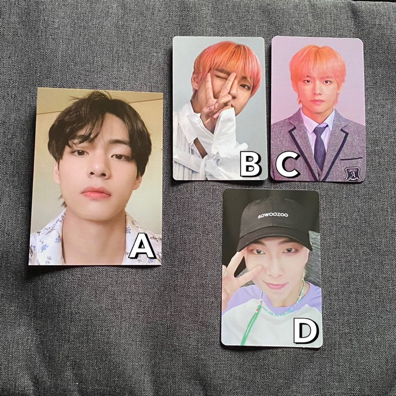 Photocard PC BTS Bangtan Taehyung Namjoon BE Pajama Fake Love Answer L Bluray BR Sowoozoo Swz