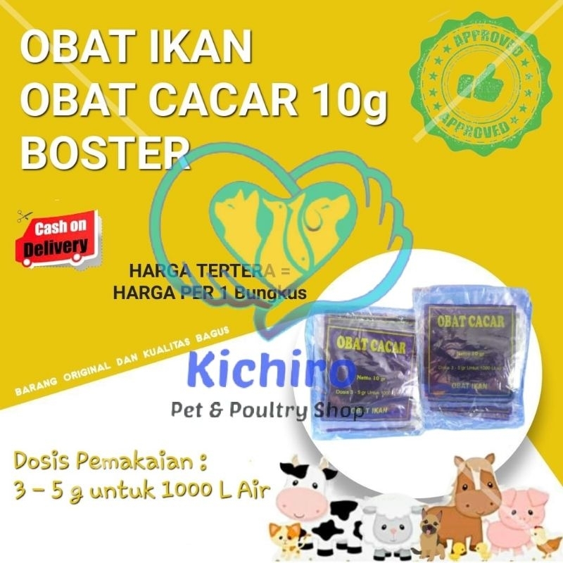 10 gram Obat Cacar / PK Boster Indosco Obat Kalium Permanganat Untuk Ikan