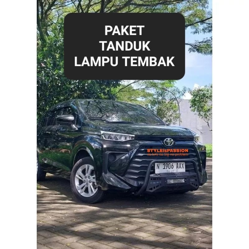 tanduk bumper depan Avanza 2022 Veloz 2022 Xpander 2018-2020 Innova Reborn Fortuner Trd Vanguard Sun