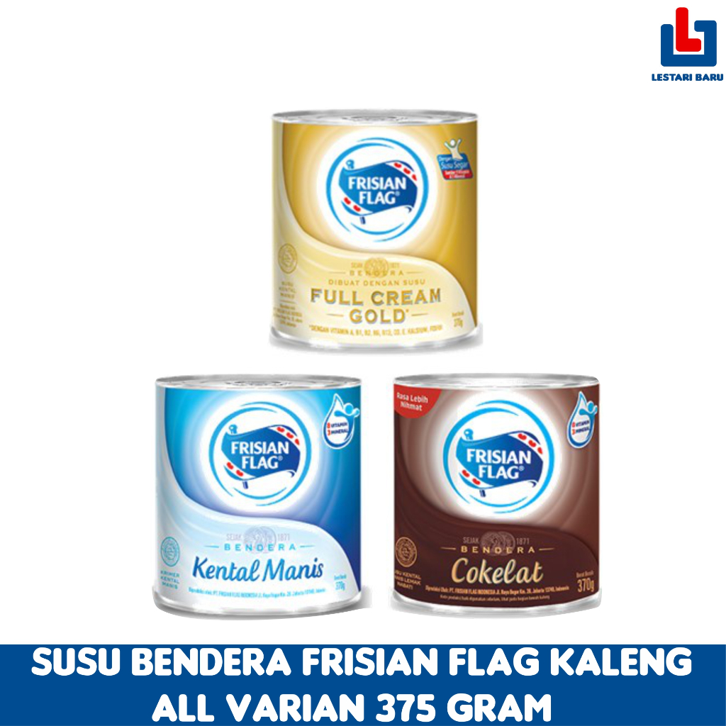 

Susu Bendera Frisian Flag Kaleng All Varian 370 Gram