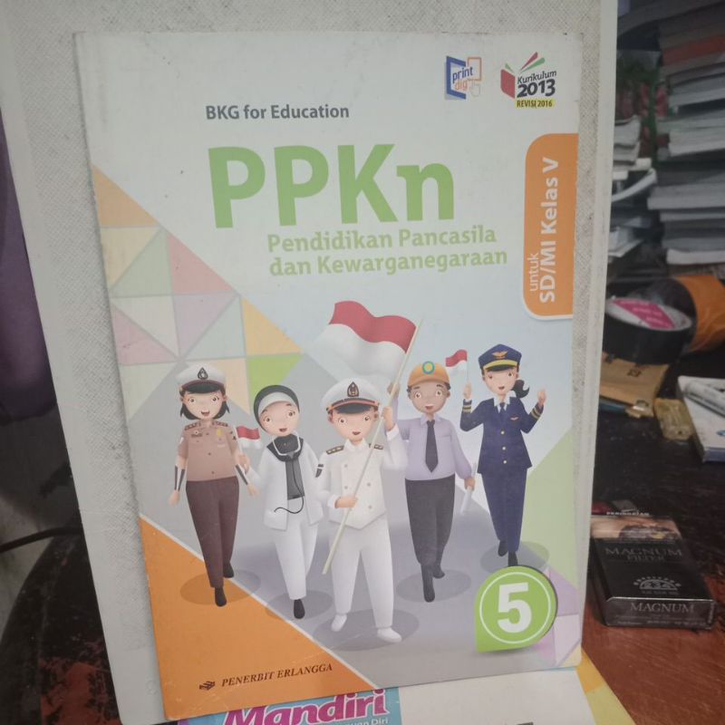 buku PPKn SD kelas 5 penerbit erlangga
