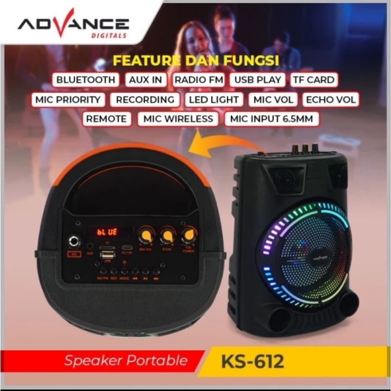 Speaker ADVANCE KS-612, BLUETOOTH