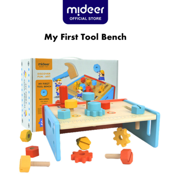 

- First My Jual Wooden Anak Tool Toys Mainan Bench Diskon Edukasi MD1080 Mideer