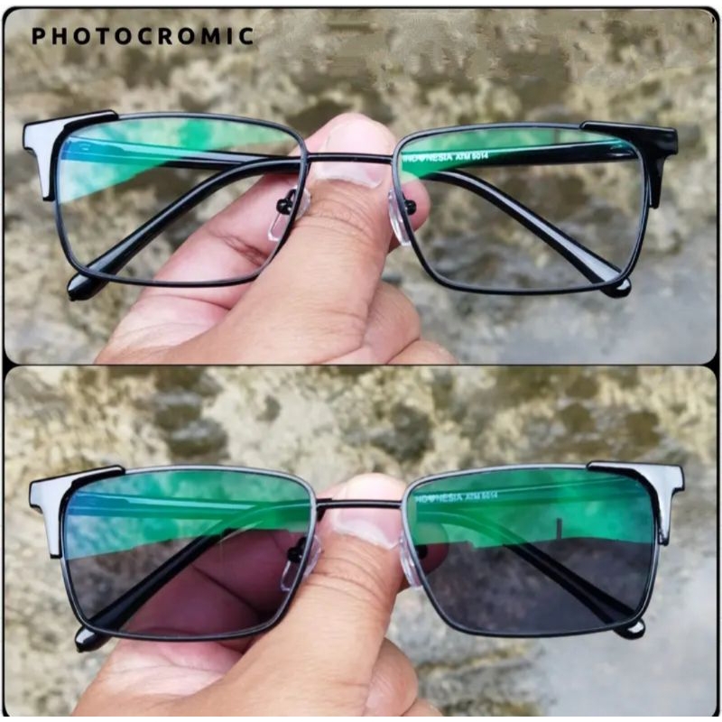 kacamata pria photocromic frame kotak