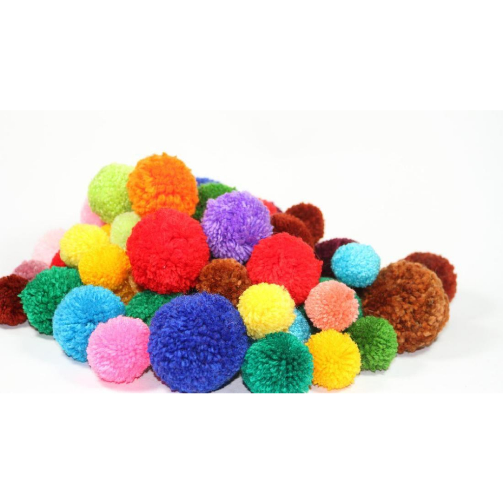 Pom Pom Manik Manik gantelan kunci gantelan tas variasi kunci variasi tas