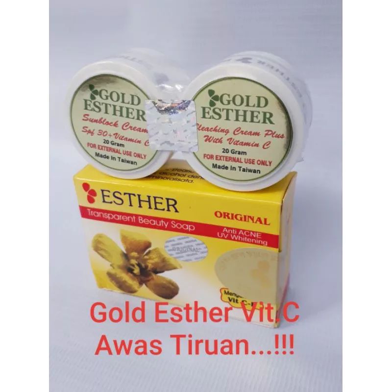 Gold Esther Serum Vit C Tanpa Sabun