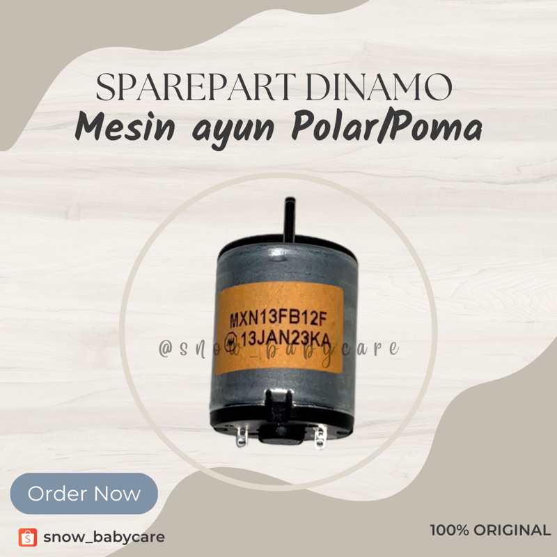 SNOW - Sparepart Dinamo Motor Mesin Ayun Otomatis Polar Poma