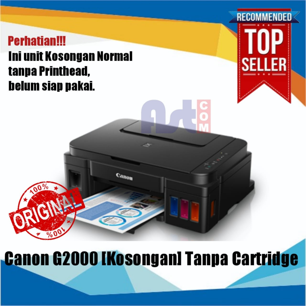 Printer Canon G2000 Ink Tank [Kosongan Unit] Tanpa Print Cartridge