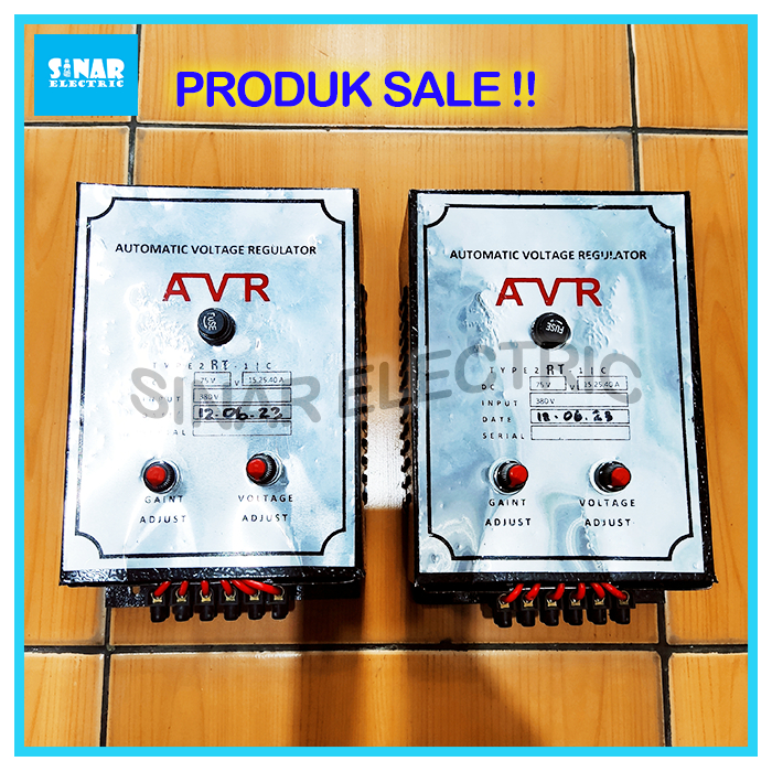 AVR Generator Universal 3 Phase 2RT 1IC 75V 40A Automatic Voltage