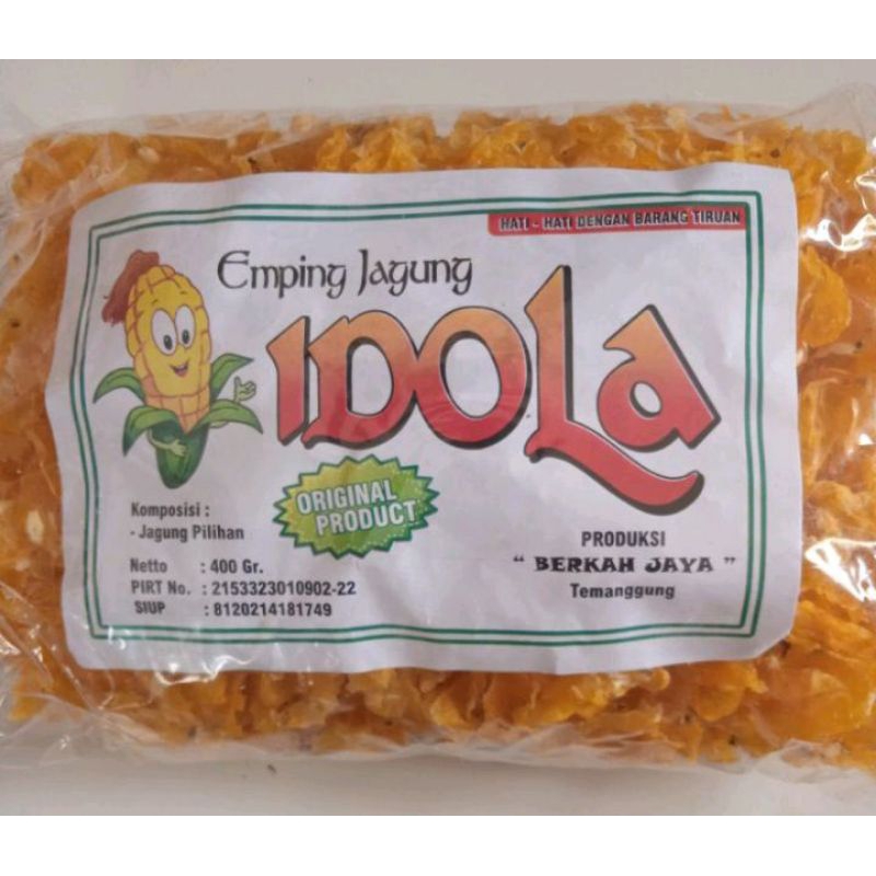 

Emping jagung idola mentah 400gr