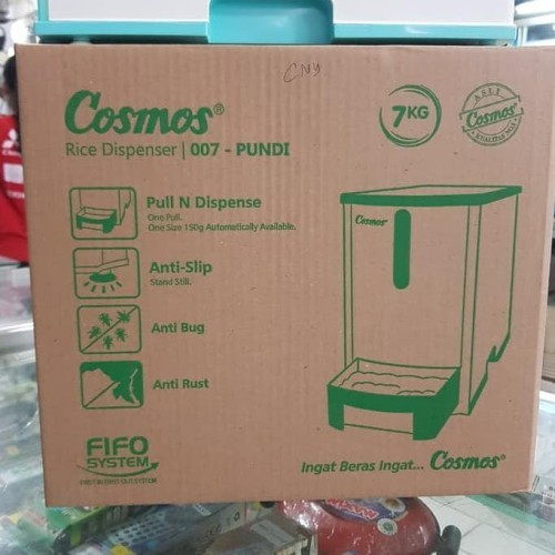 

COSMOS 007 PUNDI Tempat Beras Rice Box cosmos 7 Kg