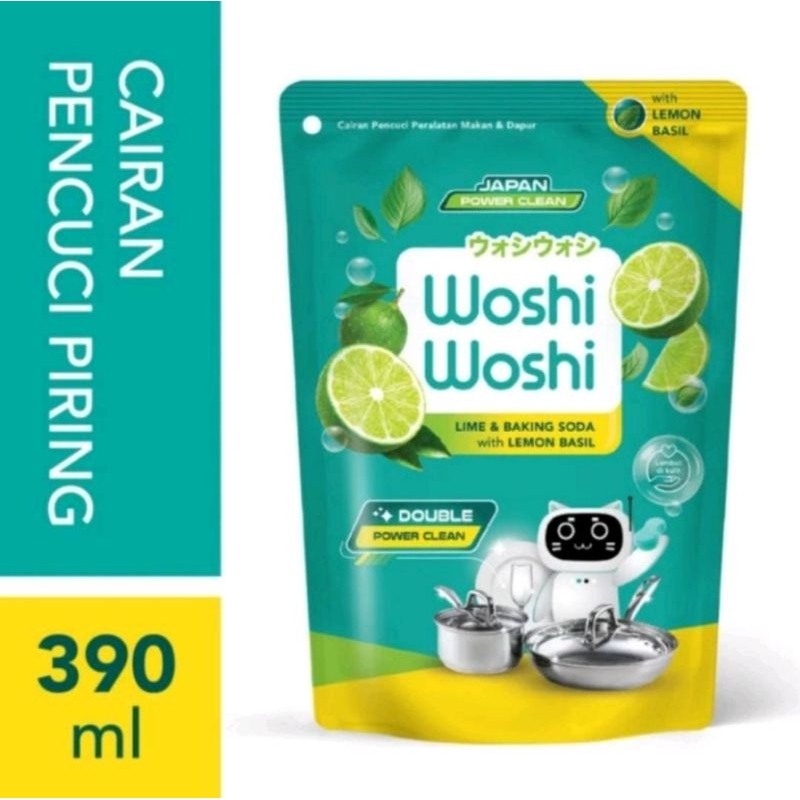 Woshi Woshi Sabun Cuci Piring 390 mL