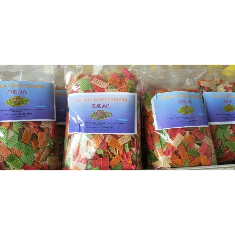 

KRUPUK TARO SELOK JAYA nett 250gram