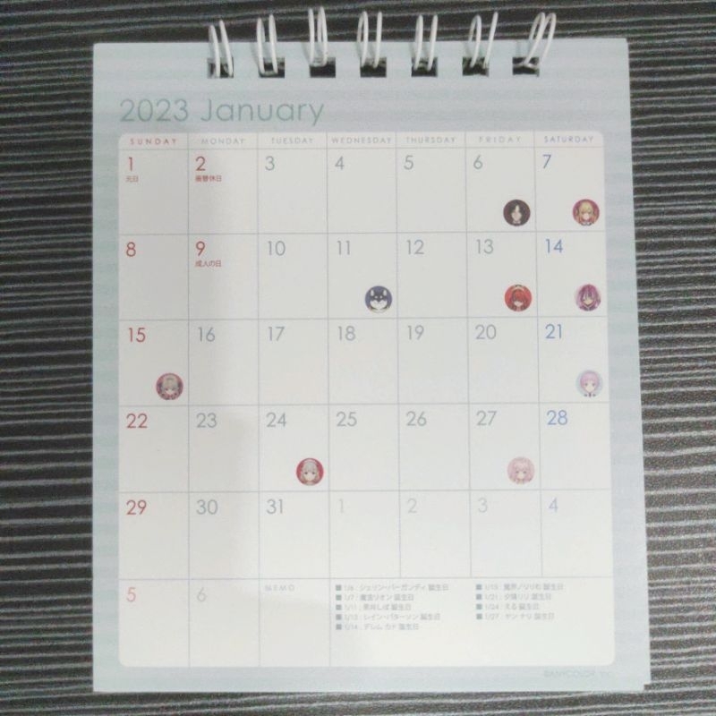 

kalender 2023 nijisanji