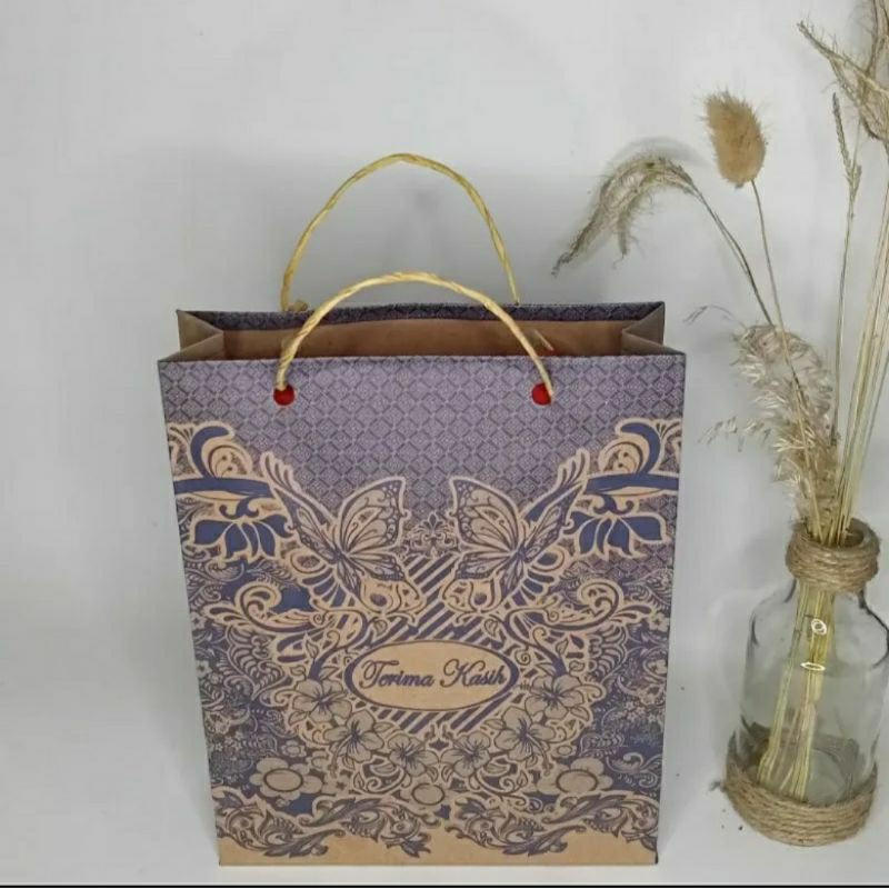 

200pc paperbag tas kertas tali kuat tas souvenir hajatan