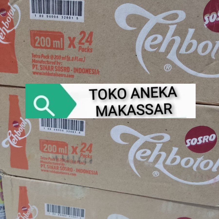 

SOSRO TEH BOTOL KEMASAN KOTAK 200ML KARTON