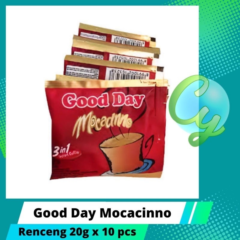 

Kopi Good Day Mocacinno Renceng 20g x 10 Sachet