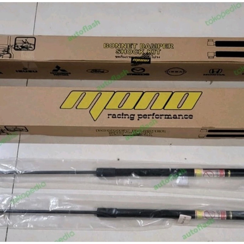 Hood damper hidrolik kap mesin Rush (biar ga berat angkat dan tidak kepanasan pada saat angkat depan