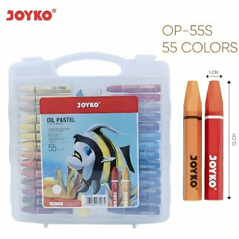 

crayon / pensil warna joyko 55warna
