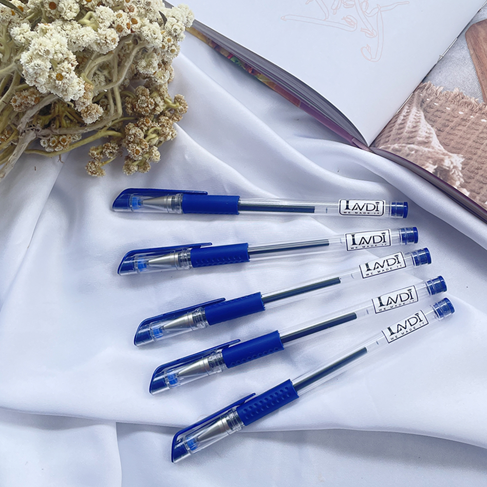 

Pulpen Gel Aesthetic 0.5mm Standard Warna Hitam dan Biru