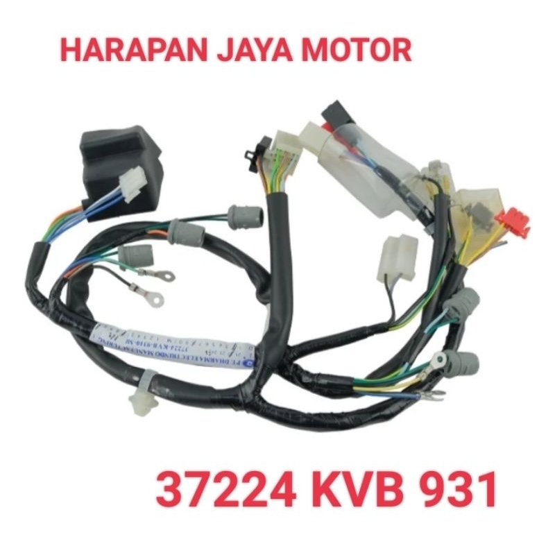 KABEL BODY ATAS SPEEDOMETER HONDA VARIO 110 KARBU CW 37224 KVB 931 ORIGINAL AHM