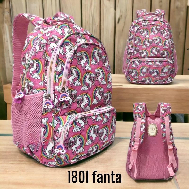 tes anak unicorn Kuda bt21 BTS tas anak sekolah SD TK perempuan import kado anak backpack bt21