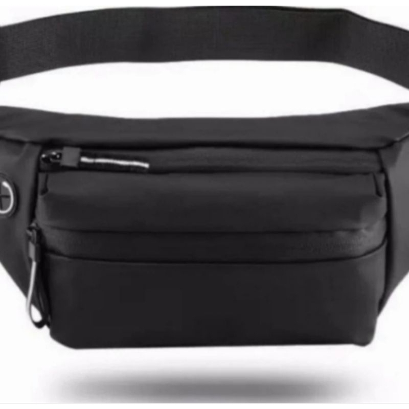tas slempang pria waterproof bahan cordura bimo 1000 waist bag