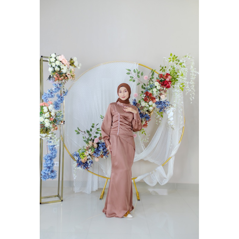 Marin Dress | Dress bridesmaid | gaun payet | baju kondangan