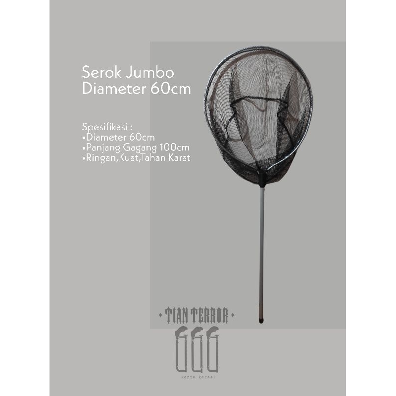 Serokan/seser/sair jumbo ikan koi 60cm