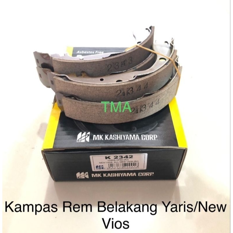 Brake Shoe/Kampas Rem Belakang Yaris/New Vios MK
