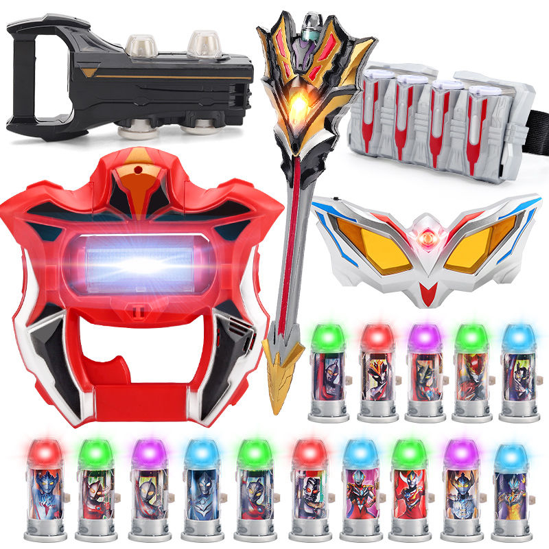 ReadyMainan Ultraman Trigger Transformer Tiga DX Spark Lens ada efek suara Ultraman Trigger