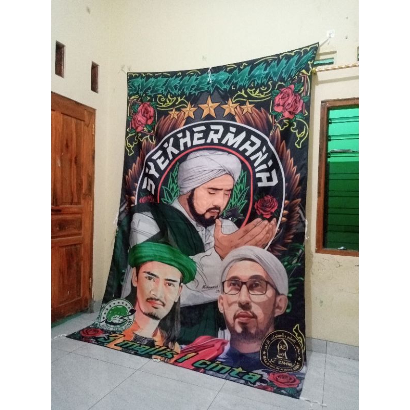 umbul umbul bendera full printing syekhermania