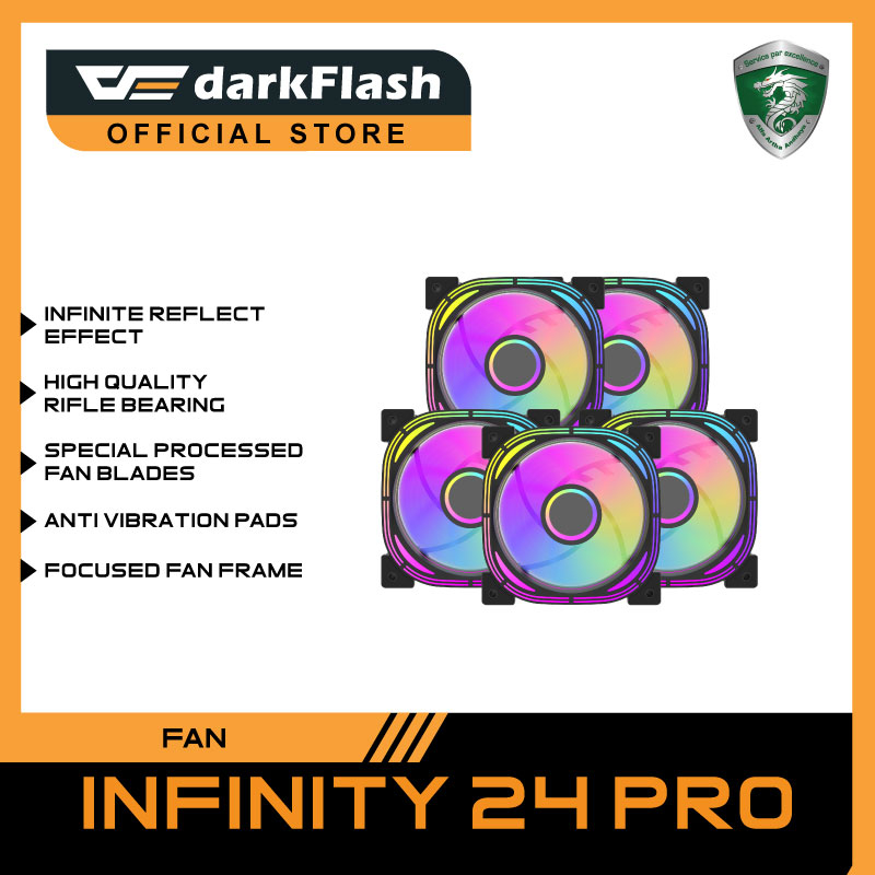 darkFlash INFINITY 24 ARGB Fan [5 Fan]